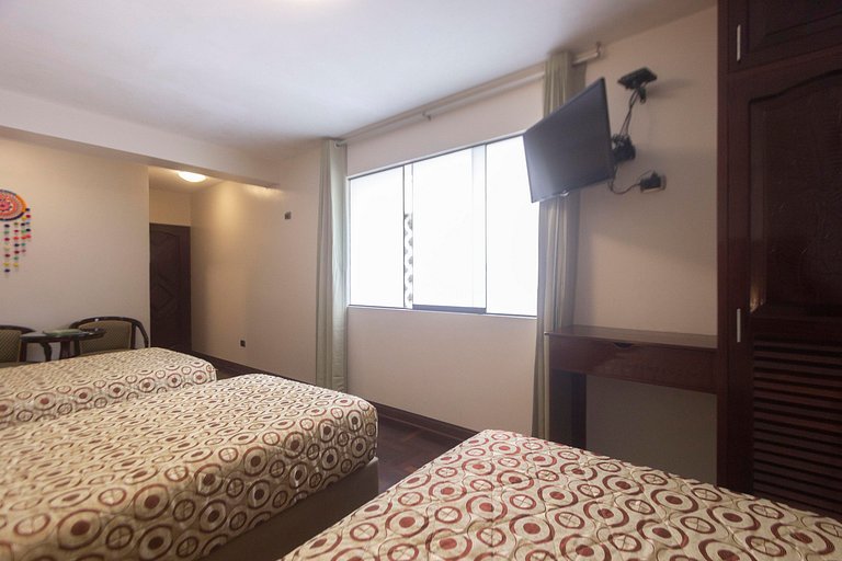 R° Triple Room in a hotel in Miraflores - Av. Angamos Oeste