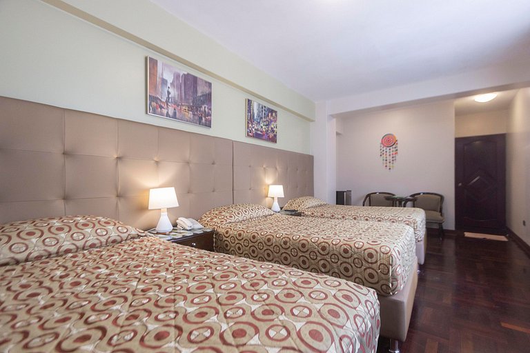 R° Triple Room in a hotel in Miraflores - Av. Angamos Oeste