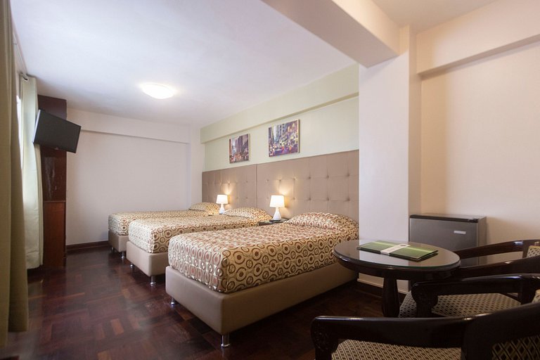 R° Triple Room in a hotel in Miraflores - Av. Angamos Oeste
