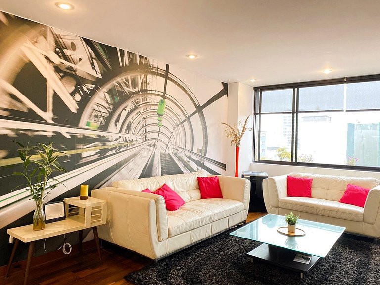 R° Apartment in Miraflores 5 blocks from Larcomar