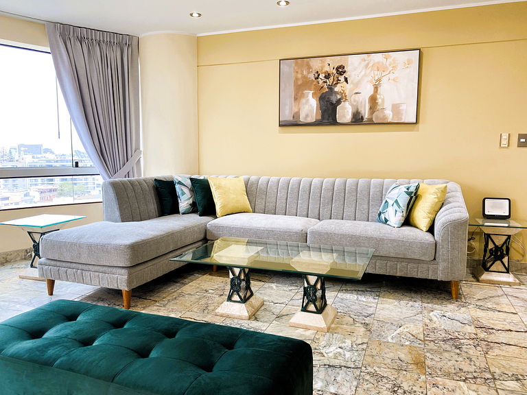 2hab Miraflores | ascensor directo | vista & Wifi