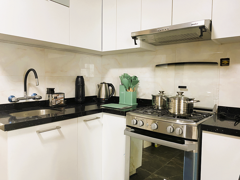 2hab Miraflores | ascensor directo | vista & Wifi