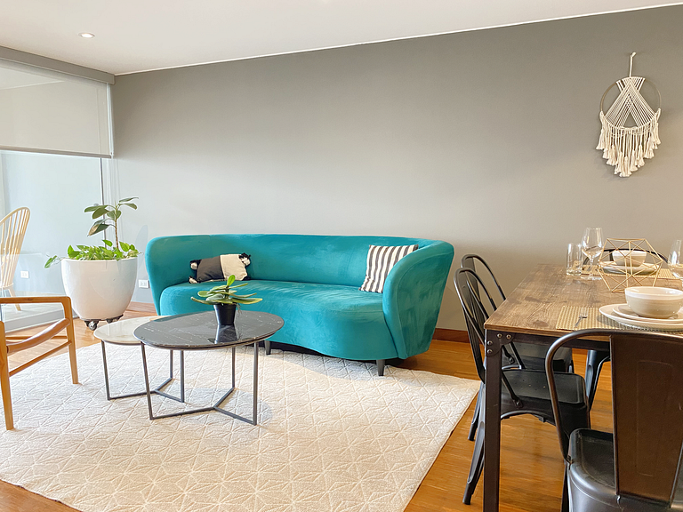 Flat Premium | Balcón y Diseño Moderno | Barranco