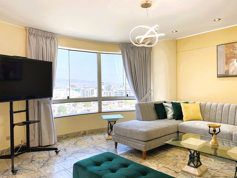 2bed Miraflores | direct elevator | Wi-Fi