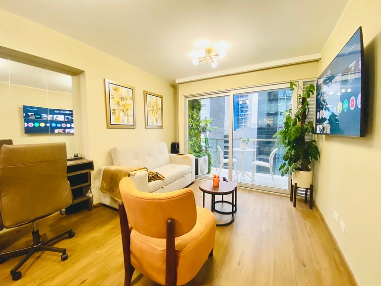 Executive Apartment San Isidro | Pool Gym WiFi AC